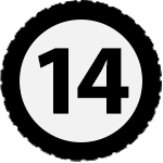 لاستیک سایز 14