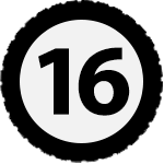 لاستیک سایز 16